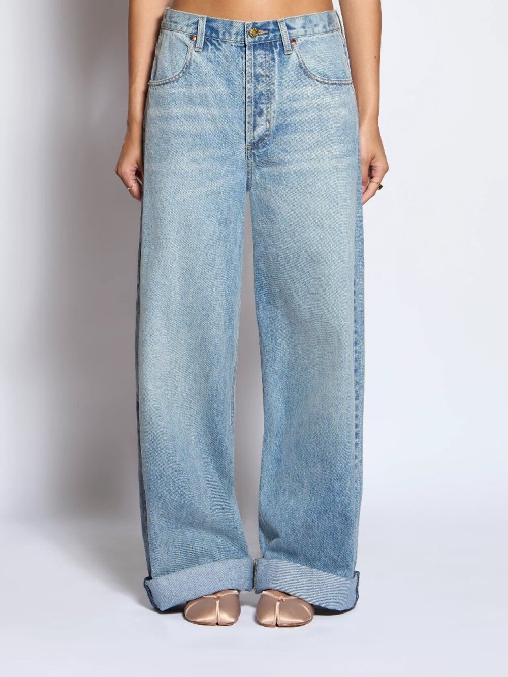 ROUCHA | Dubois Denim wide leg trouser denim size M (29/30, 8/10)